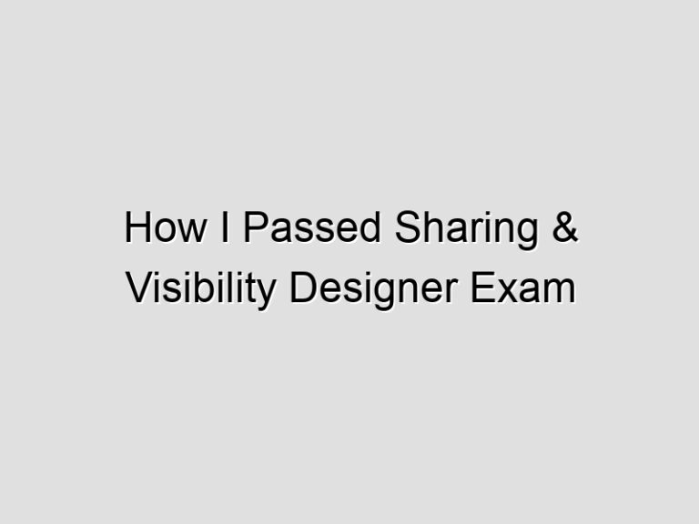 Sharing-and-Visibility-Architect復習内容